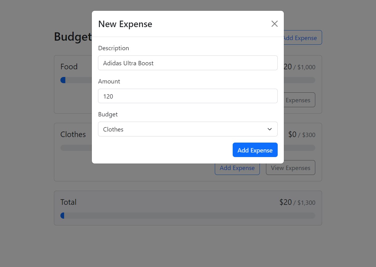 Penny Saver new expense screen